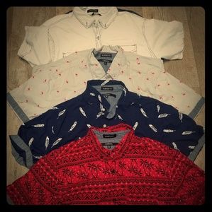 4 Carbon Button Down Shirts